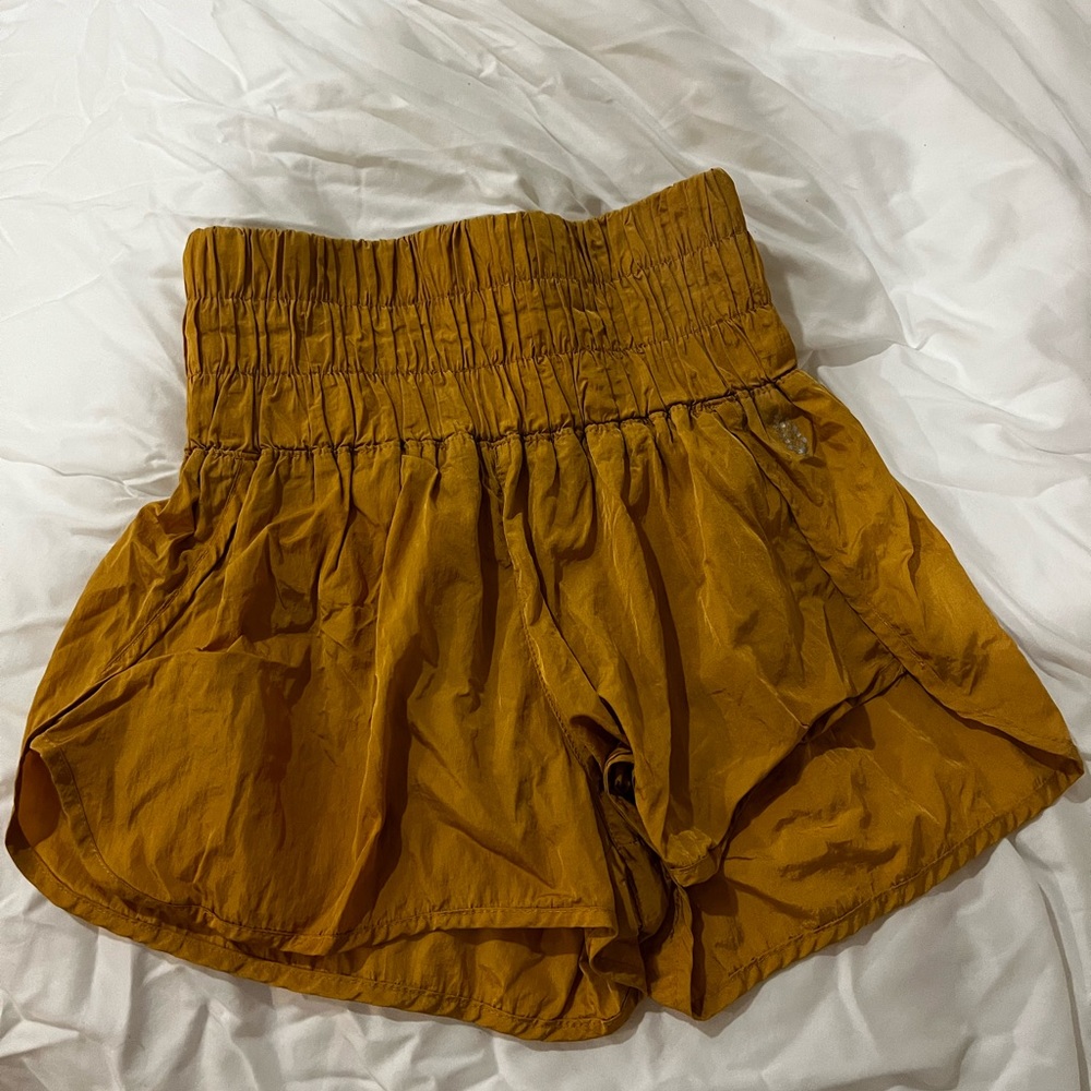 Free People The Way Home Shorts - Honey Mallow